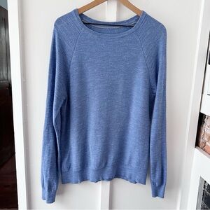 FAT FACE blue cotton knit sweater